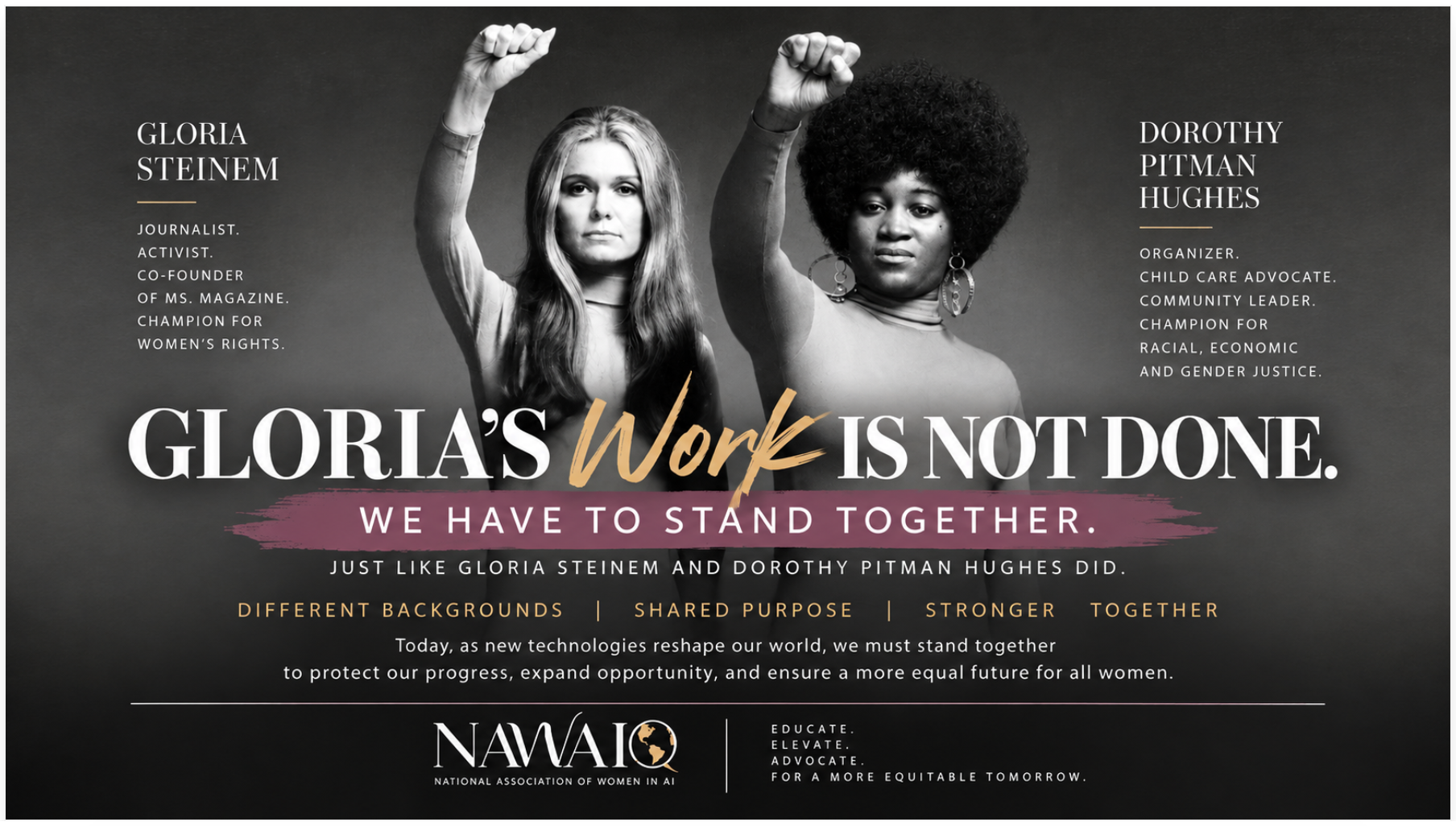 The Work Isn't Finished: What Gloria Steinem's Legacy Asks of Us in the AI Age