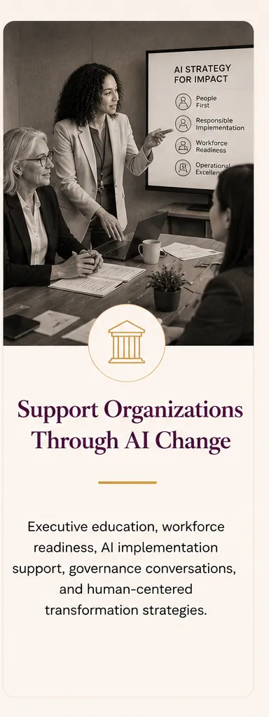 Support Organizations Through AI Change